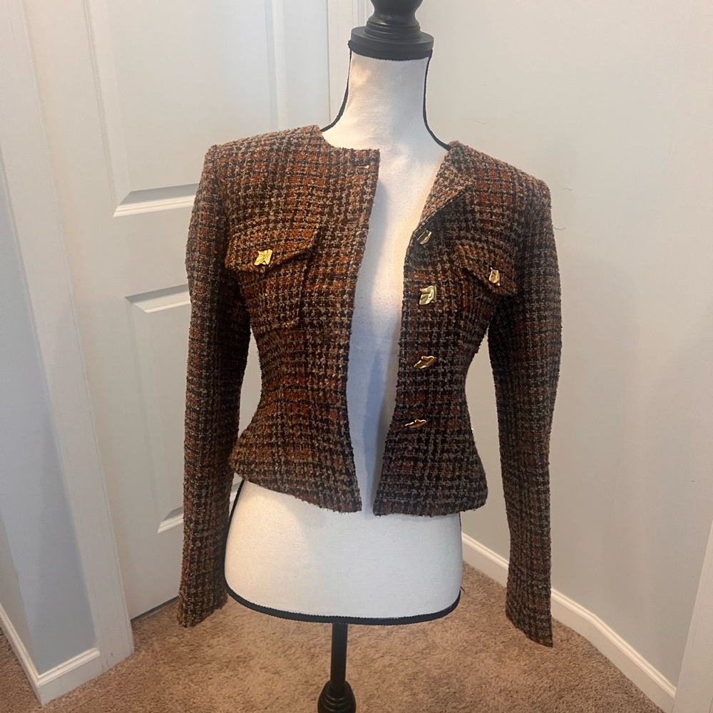 ASTR The Label Tweed Cropped Blazer Jacket ✨
Size Small
Brand New Without Tags - Picture 3 of 10